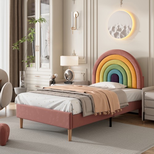 3ft single upholstered bed - single,