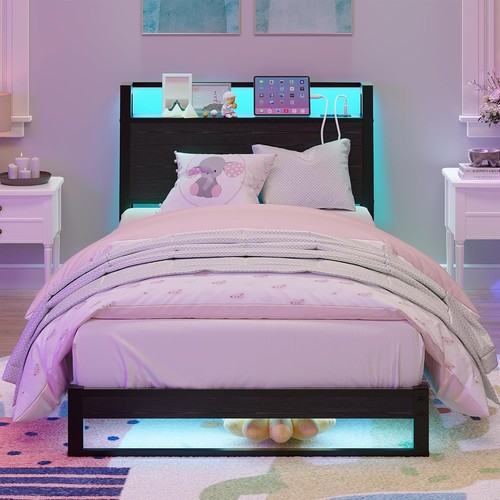 Platform single bed - single, frame