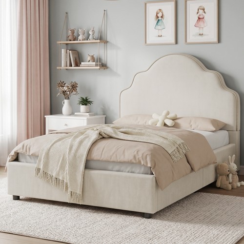 3ft single upholstered bed - upholstered,