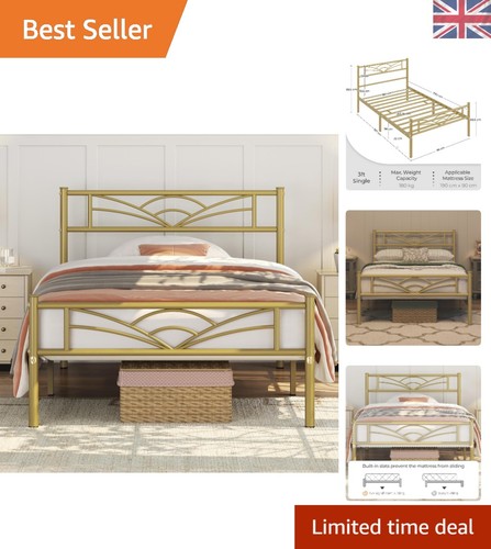 Sturdy 3ft single bed frame - sturdy,