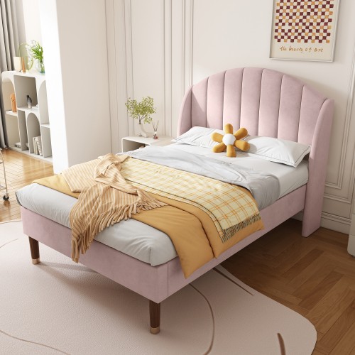 3ft single velvet bed - velvet,