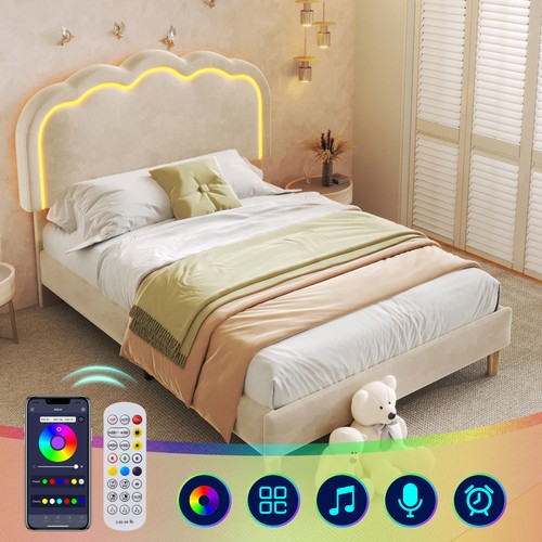 3ft 90x190cm single bed - 3ft, velvet