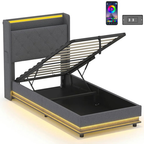 3ft single bed frame with - bed,