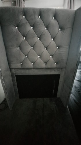 Plush winged headboard single - plush,