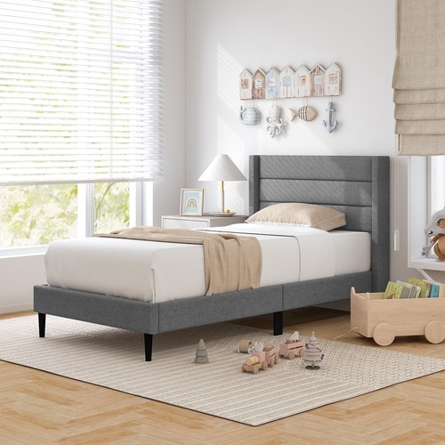 Modern slatted bed single - slatted,