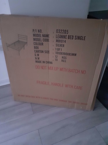Single size bed frame - single,