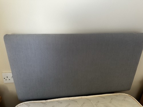 Single bed new grey - single, padded