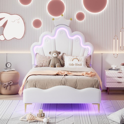 Crown headboard kids bed base - crown,
