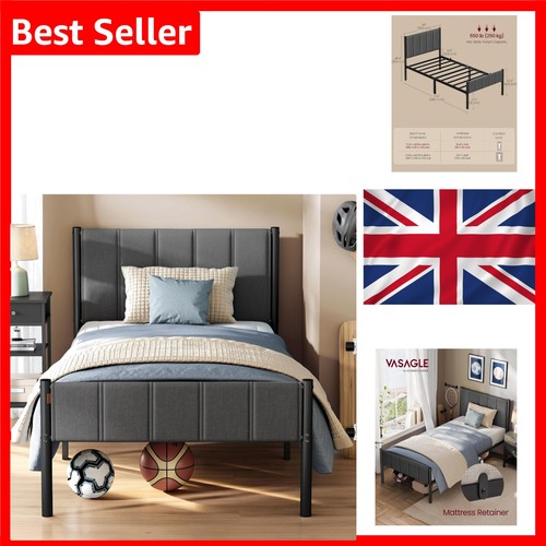 Veskin modern single bed frame - veskin,
