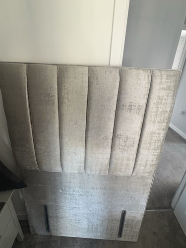 Single bed upholstered fabric - upholstered,